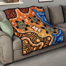 aboriginal premium quilt indigenous art patterns ver04