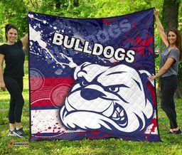 western bulldogs premium quilt