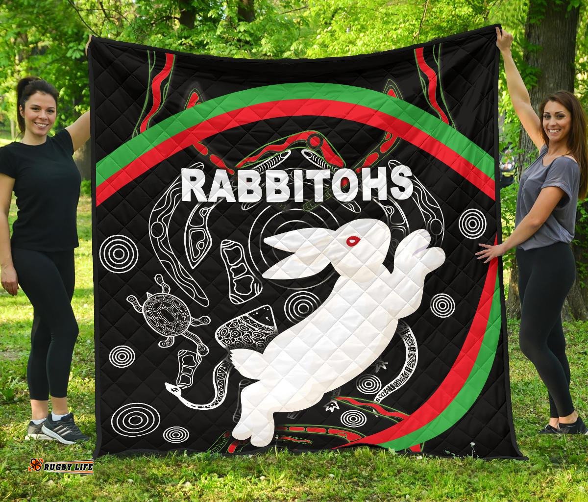 rabbitohs premium quilt indigenous mystery vibes