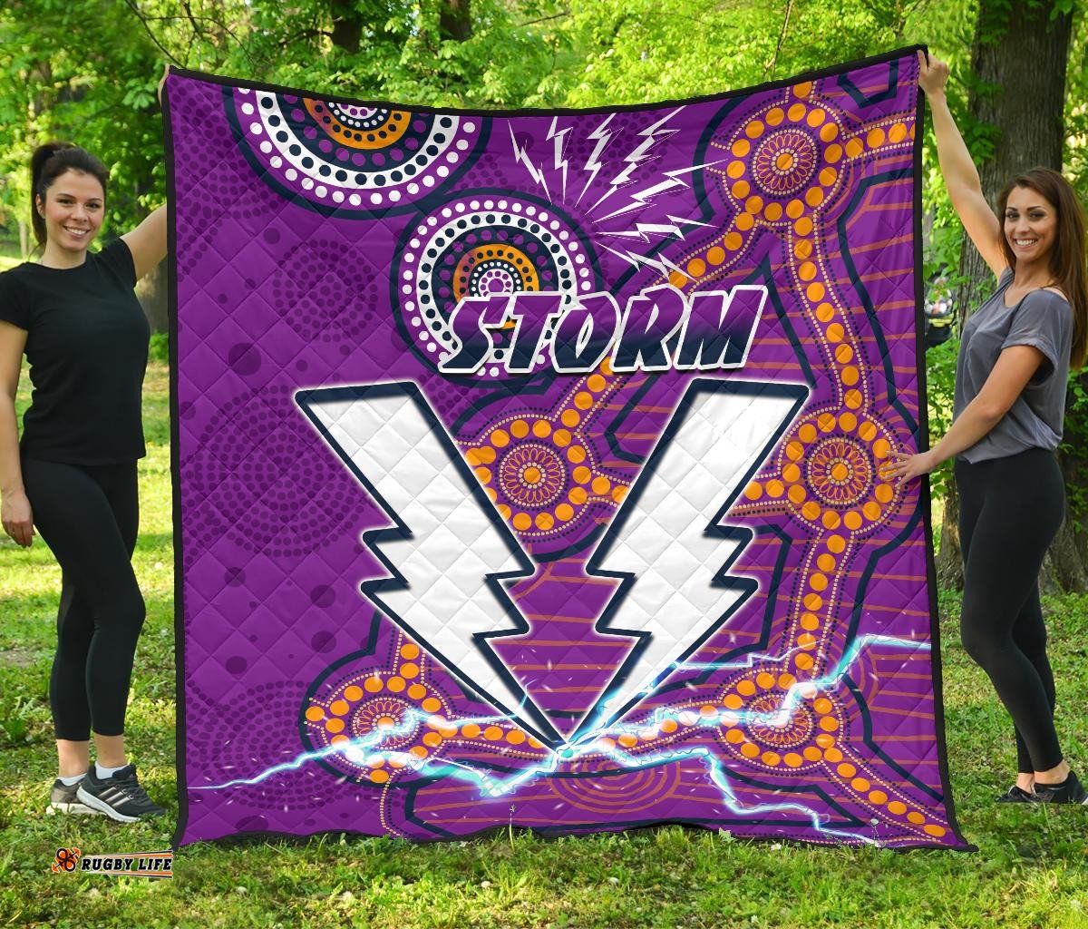 storm premium quilt melbourne indigenous thunder