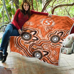 perth scorchers quilt aboriginal art