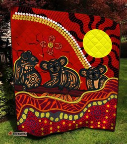 aboriginal koala painting quilt