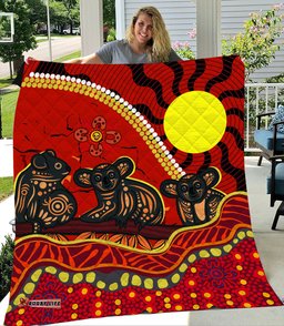 aboriginal koala painting quilt