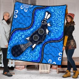 Australia Aboriginal Quilt - Platypus Art Quilt