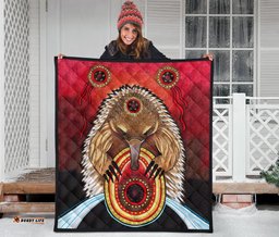 aboriginal premium quilt australian echidna