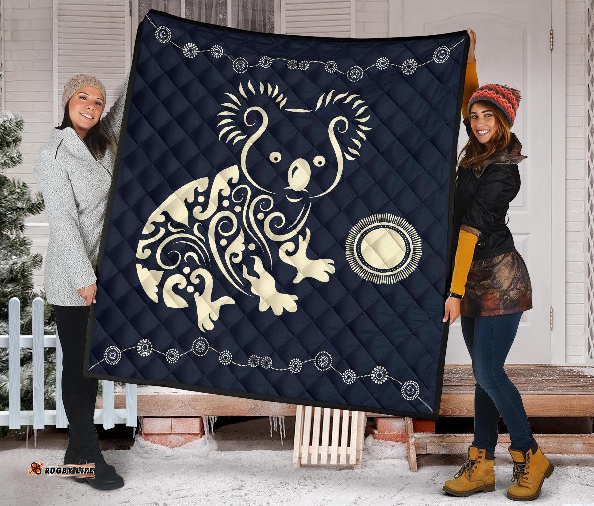 premium quilts koala coverlets treasure aboriginal patterns ver01