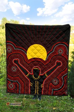 aboriginal premium quilt the sun always shines