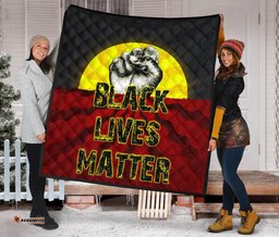 premium quilt aboriginal black lives matter sun dot painting