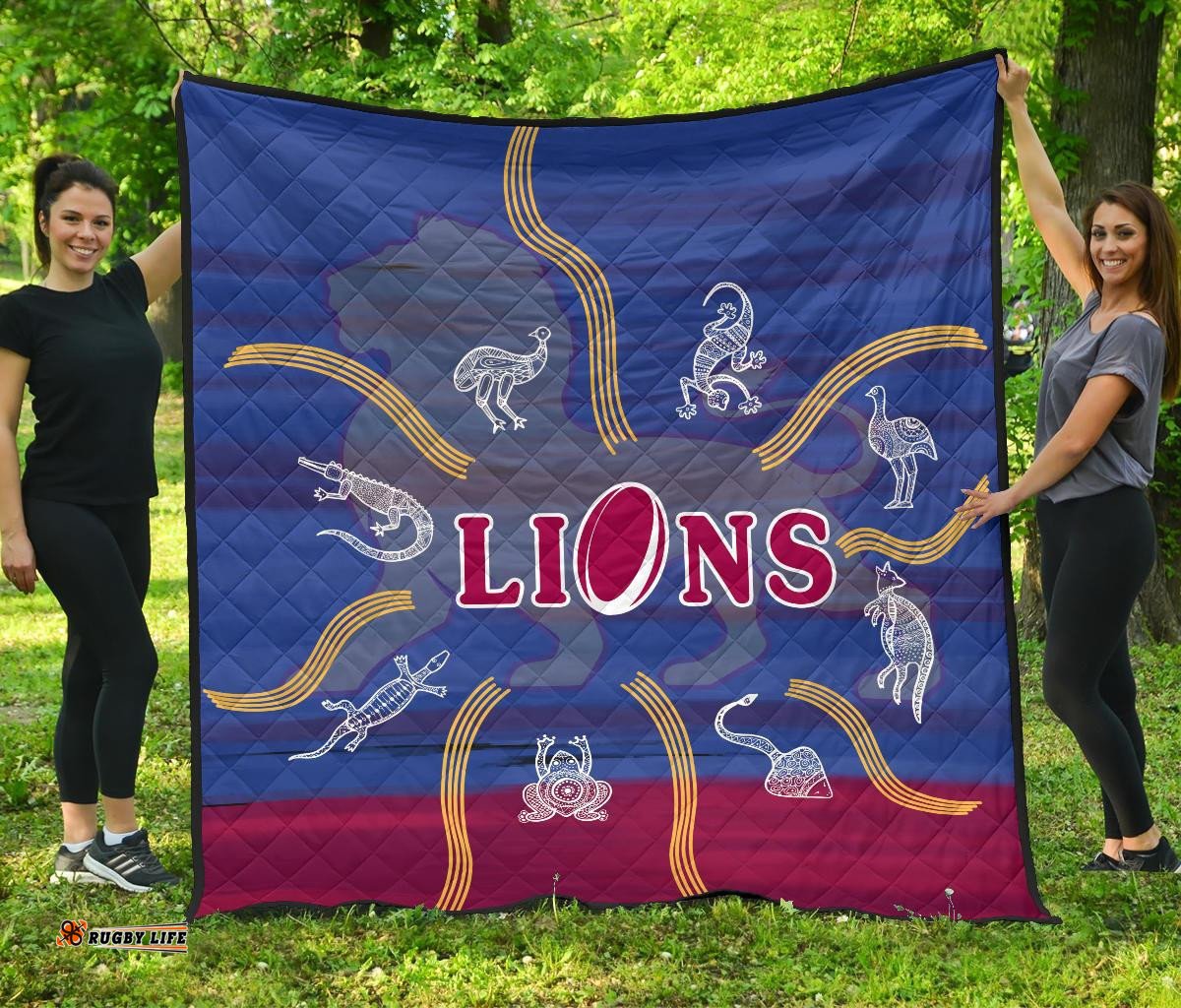 brisbane premium quilt proud lions simple