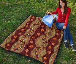 premium quilts aboriginal patterns coverlets boomerang