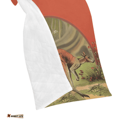 quilt kangaroo quilt landscape art