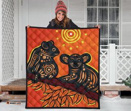 aboriginal premium quilt aboriginal dot painting art