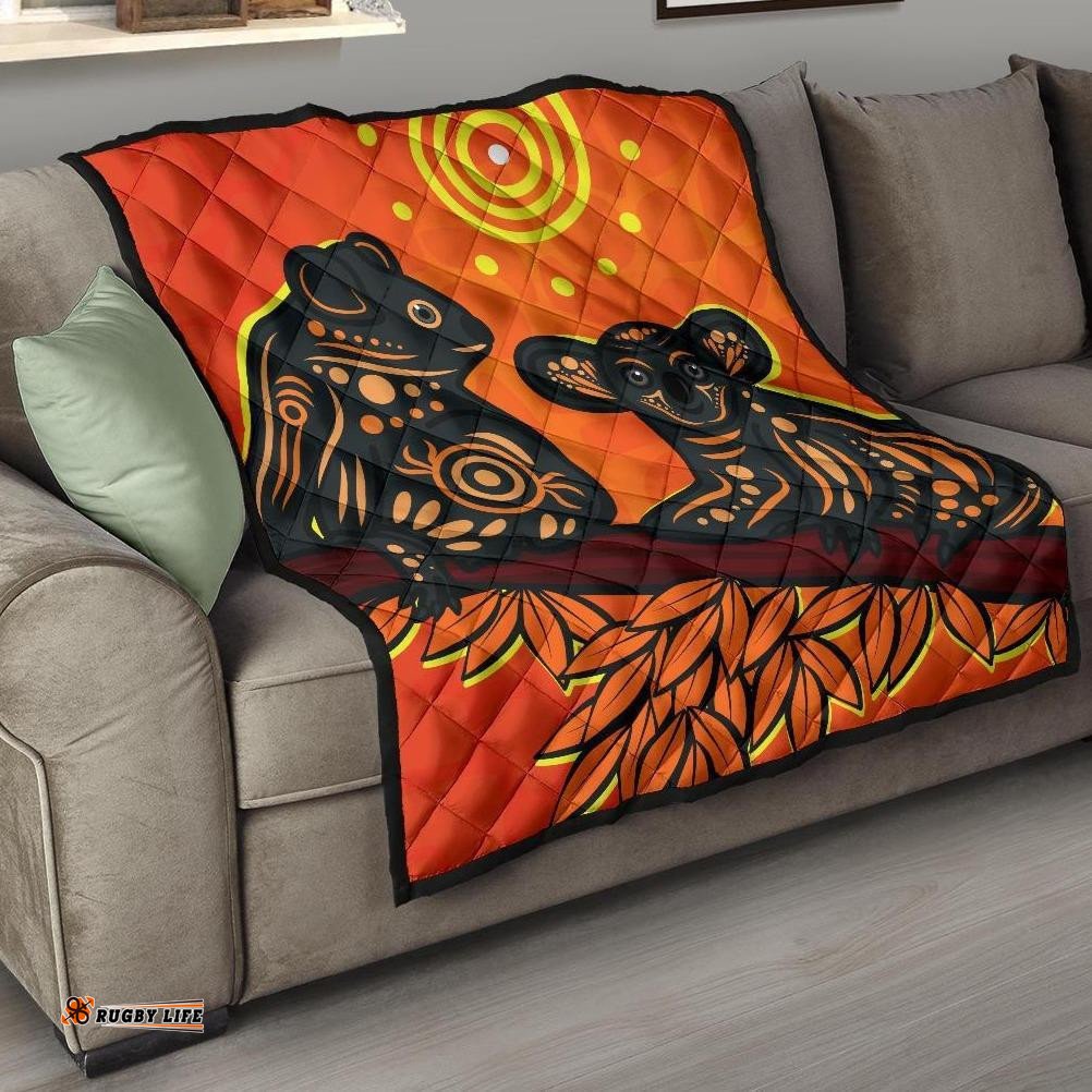 aboriginal premium quilt aboriginal dot painting art
