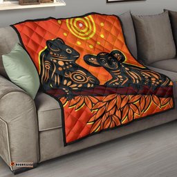 aboriginal premium quilt aboriginal dot painting art