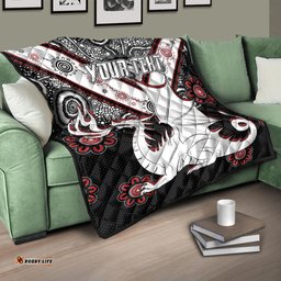st george rugby quilt custom aboriginal dragons quilt