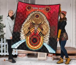 custom aboriginal quilt australian echidna