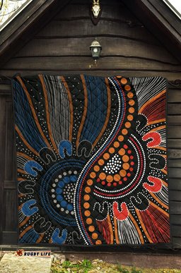 aboriginal premium quilt indigenous patterns 01