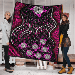 Australia Aboriginal Inspired Quilt - Aboriginal background dreaming