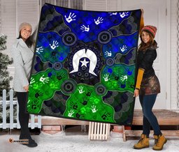 aboriginal premium quilt torres strait symbol with indigenous patterns
