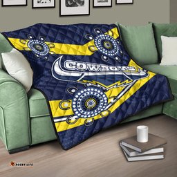 cowboys rugby quilt custom aussie cowboys quilt