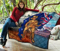 anzac premium quilt australian soldier