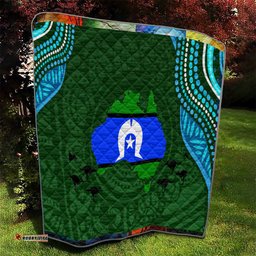 torest trait islands mix aboriginal pattern quilt 02