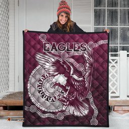 Manly Warringah Sea Eagles Quilt - Custom Super Eagles Quilt