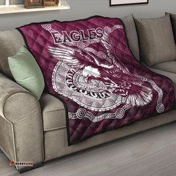 Manly Warringah Sea Eagles Quilt - Custom Super Eagles Quilt