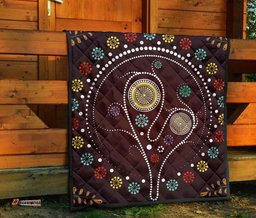 premium quilts aboriginal dot painting quilts tree