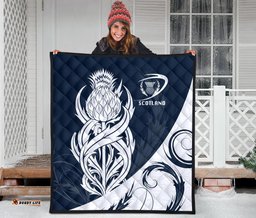 scottish rugby premium quilt thistle vibes navy