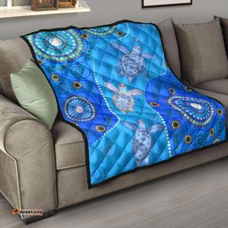 aboriginal art turtle premium quilt indigenous simple vibes