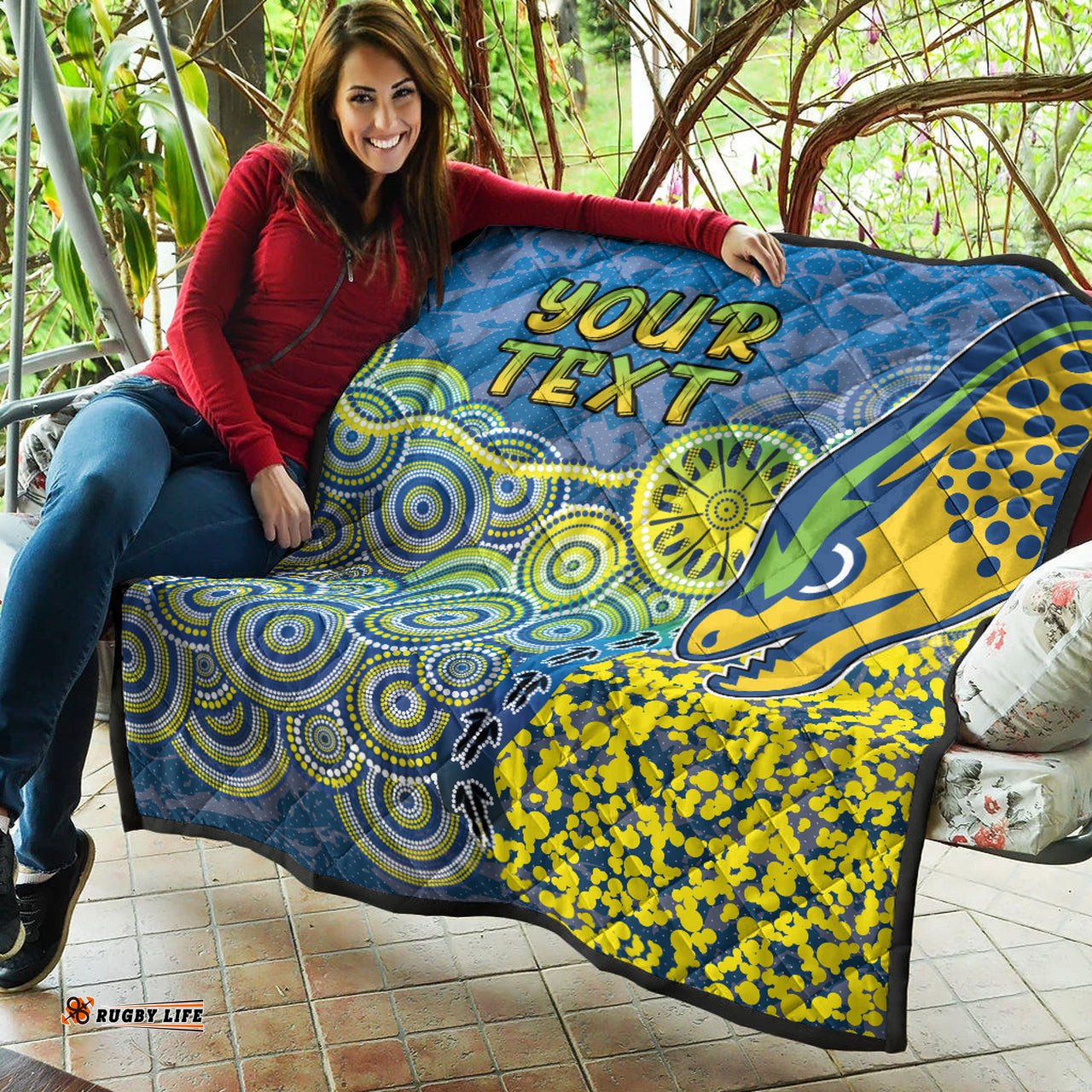 eels rugby quilt custom super eels quilt