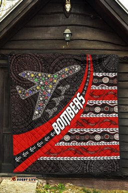 naidoc essendon premium quilt aboriginal bombers