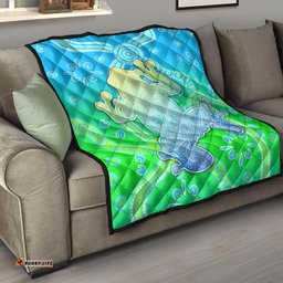 aboriginal frog premium quilt indigenous simple vibes