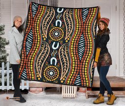 aboriginal premium quilt indigenous dot painting