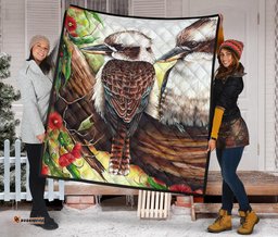 Australia Quilt - Kookaburra with Waratah