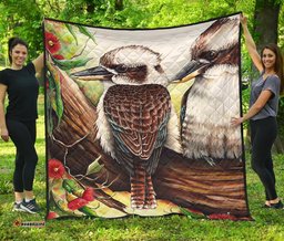 Australia Quilt - Kookaburra with Waratah