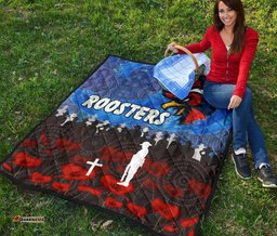 sydney roosters aboriginal premium quilt prairie style
