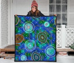 aboriginal premium quilt indigenous turtle dreaming
