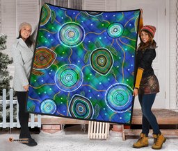 aboriginal premium quilt indigenous turtle dreaming