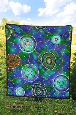 aboriginal premium quilt indigenous turtle dreaming