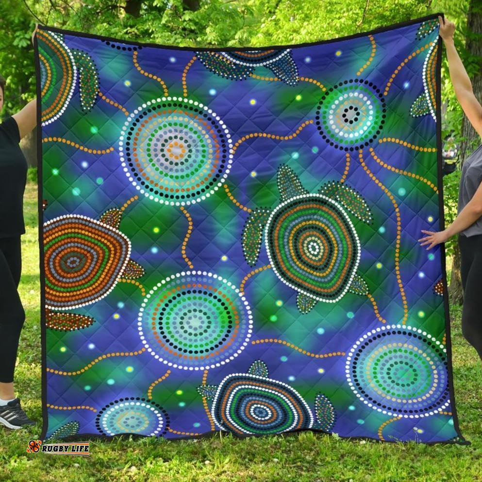 aboriginal premium quilt indigenous turtle dreaming
