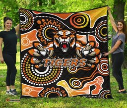 wests premium quilt rugby tigers indigenous