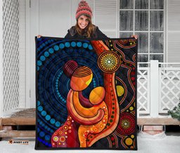 aboriginal premium quilt mother and son quilt