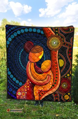 aboriginal premium quilt mother and son quilt