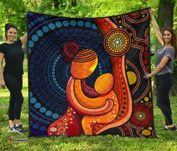 aboriginal premium quilt mother and son quilt