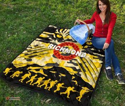 richmond tigers premium quilt anzac day country style