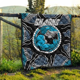 sharks rugby quilt custom indigenous super sharks quilt