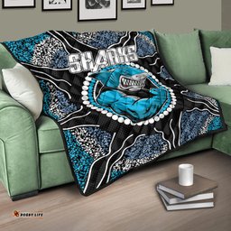 sharks rugby quilt custom indigenous super sharks quilt