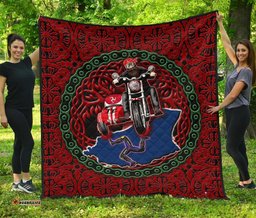 isle of man tourist trophy races premium quilt sidecar special version